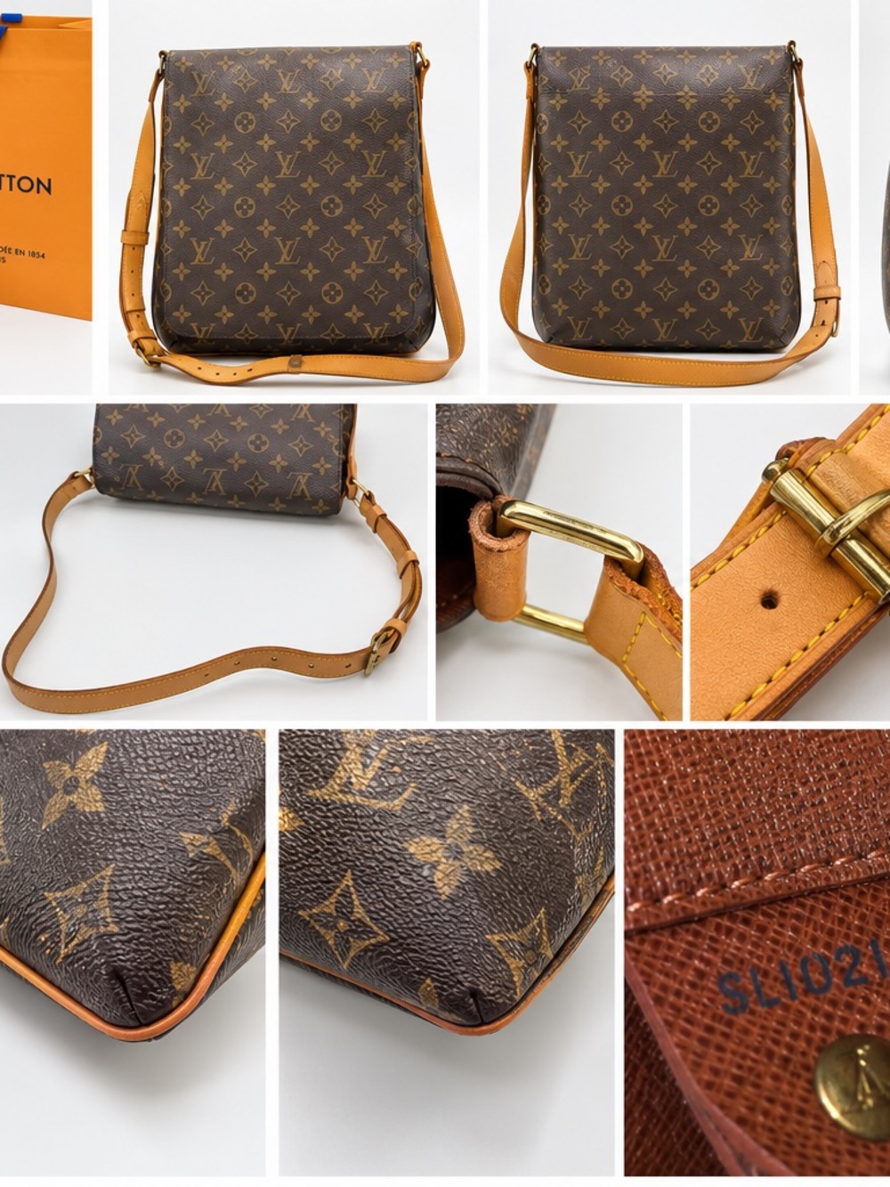Louis Vuitton Musette M51256 Monogram Vintage Crossbody Bag w/dust bag, box, bag